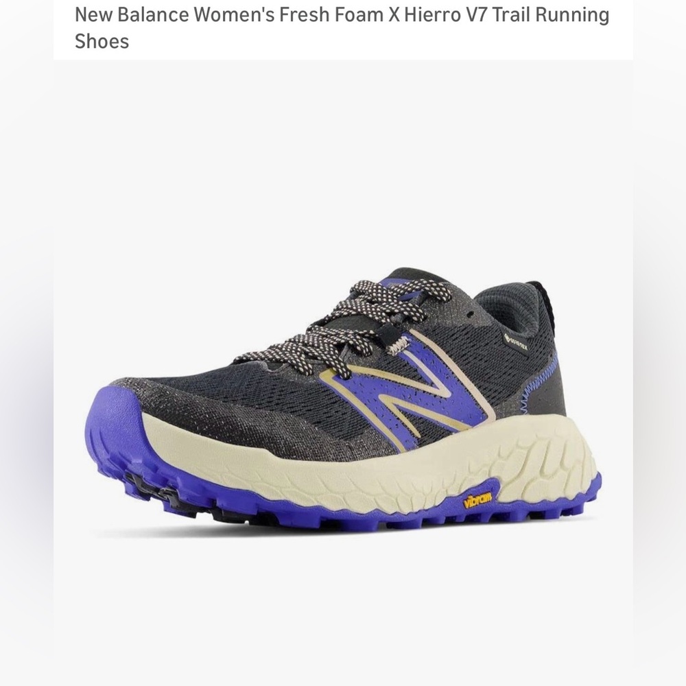 New Balance Hierro 7. Black and Purple.
